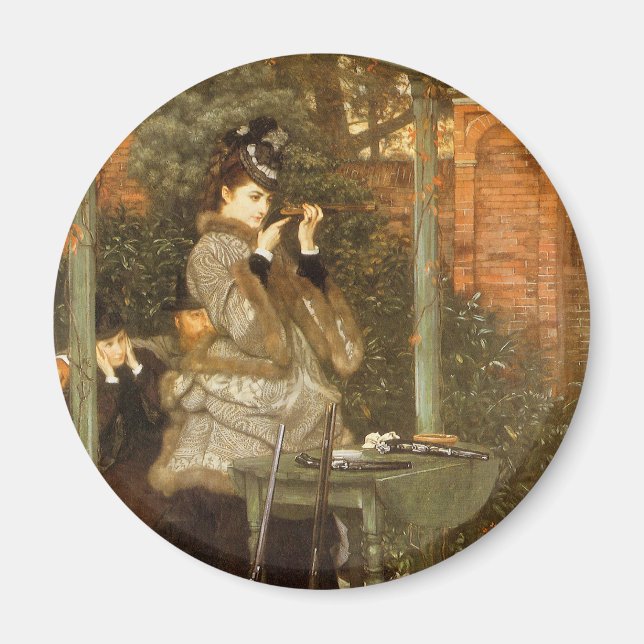 Imán En la cordillera del Rifle por James Tissot, arte  (Frente)