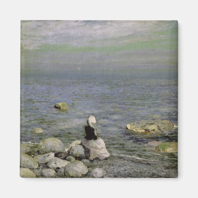 Imán En la costa del Mar Negro, años 1890 (Frente)