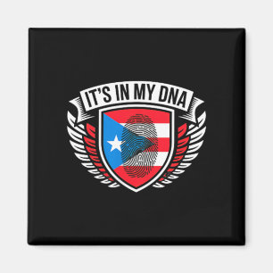 Imán en la huella dactilar de ADN en Puerto Rico Orgull