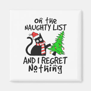 Imán En La Lista Triste Y No Lamento Nada De Gato Negro