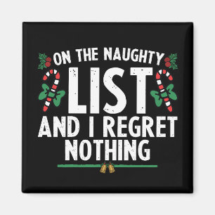 Imán En La Lista Triste Y No Lamento Nada De Navidad