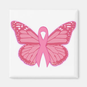 Imán En La Mariposa Rosa