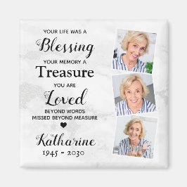 Imán En la memoria amorosa Personalizado de la solidari