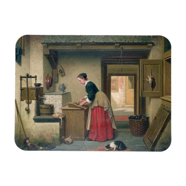 Imán En la Pantería, 1868 (petróleo en panel) (Horizontal)
