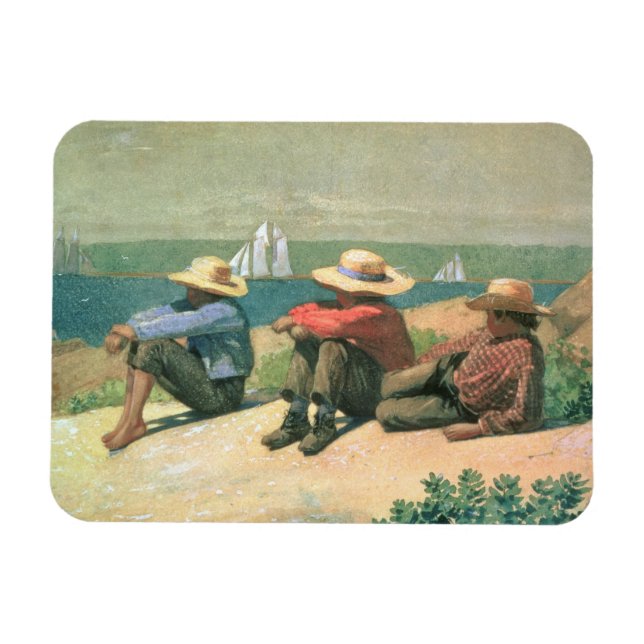 Imán En la playa, 1875 (p/c) (Horizontal)