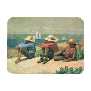 Imán En la playa, 1875 (w/c)