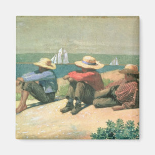 Imán En la playa, 1875 (w/c)