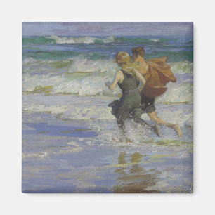 Imán En la playa (por Edward Henry Potthast)