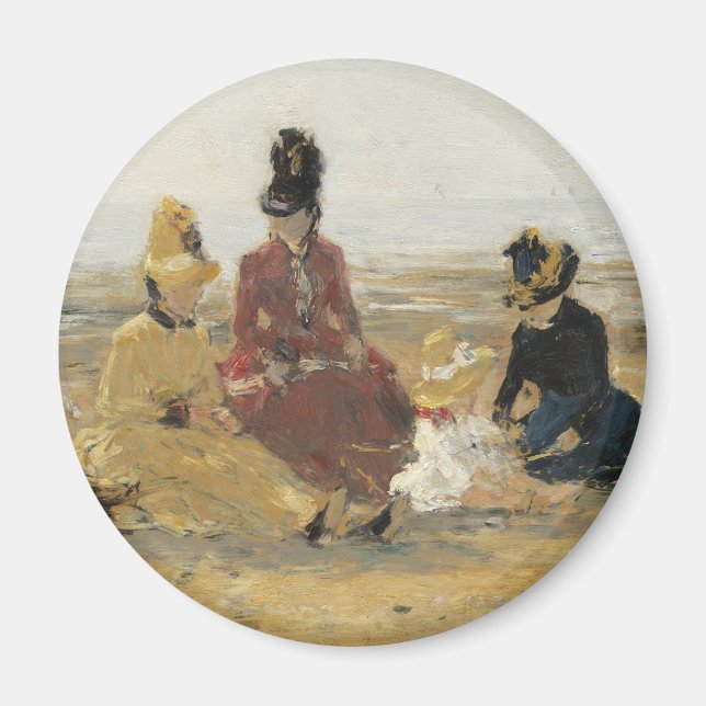 Imán En la playa, Trouville | 1887 (Frente)