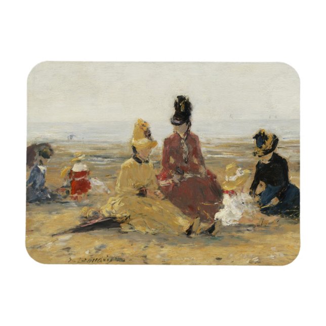 Imán En la playa, Trouville | 1887 (Horizontal)