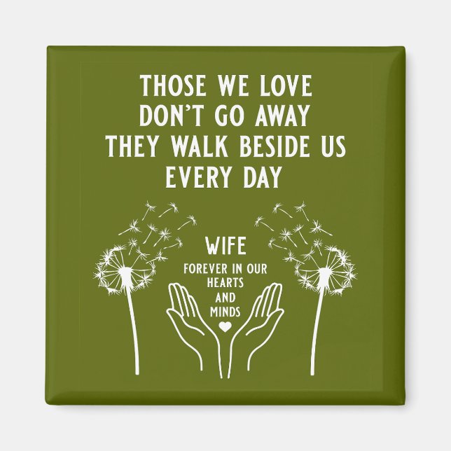 Imán En la recepción funeraria de memoria (Frente)