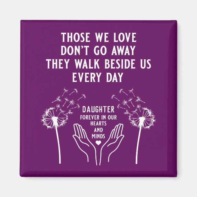 Imán En la recepción funeraria de memoria (Frente)