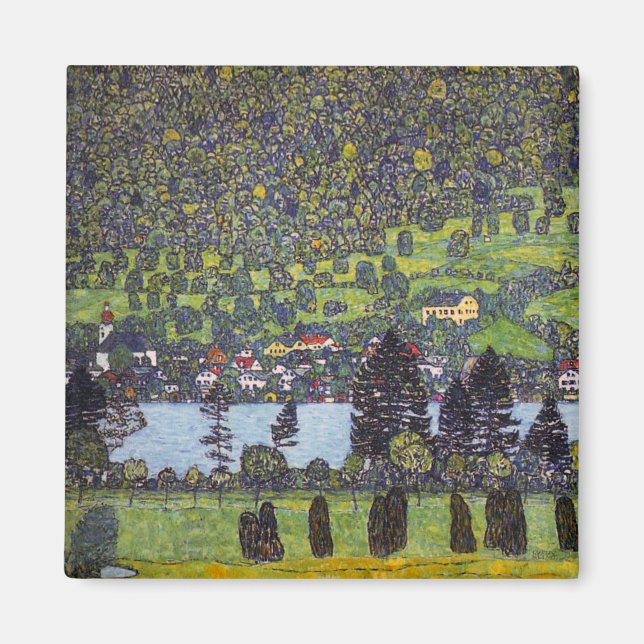 Imán En Lake Atter, Gustav Klimt (Frente)