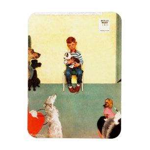 Imán En los veterinarios de Norman Rockwell