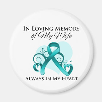 Imán En memoria de mi esposa - Cáncer de ovario