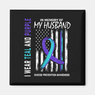 Imán En Memoria De Mi Esposo Prevención Conciencia Suic
