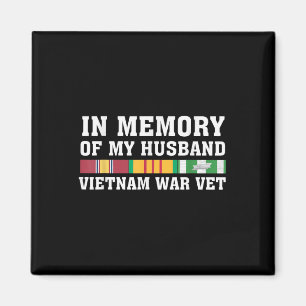 Imán En Memoria De Mi Esposo, Veterana Familia Vietnam