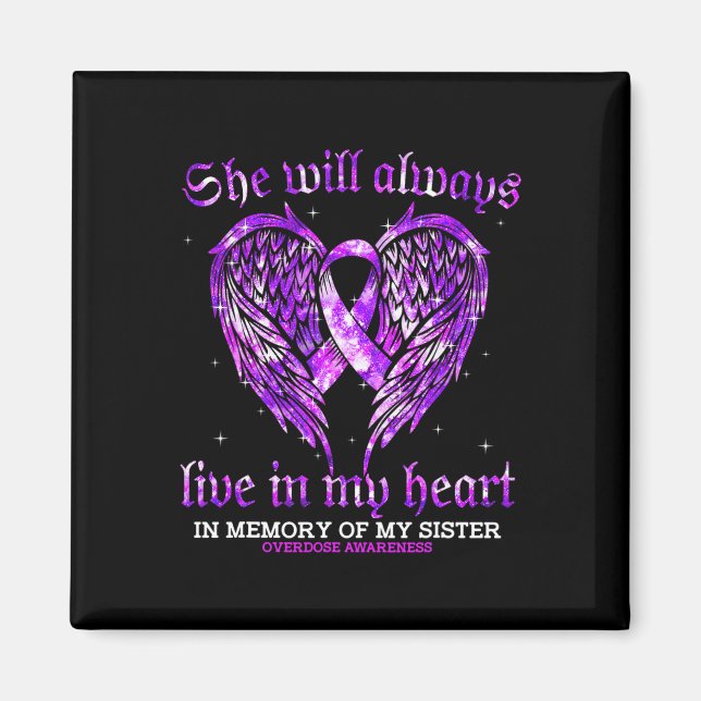 Imán En Memoria De Mi Hermana Conciencia Sobre La Sobre (Frente)