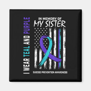 Imán En Memoria De Mi Hermana Prevención Conciencia Sui