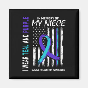 Imán En Memoria De Mi Niña Prevención De Concienciación