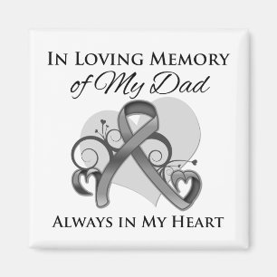 Imán En memoria de mi papá - cáncer de cerebro