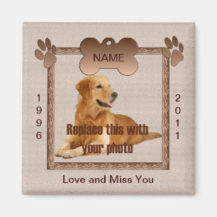 Imán En memoria de tu perro