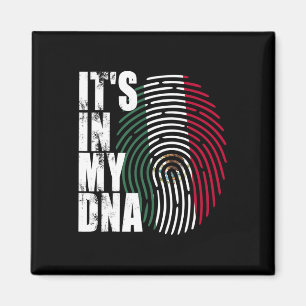 Imán En Mi Adn Bandera Mexicana