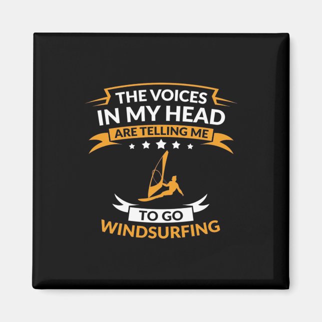 Imán En Mi Cabeza Quiero Ir A Windsurf (Frente)