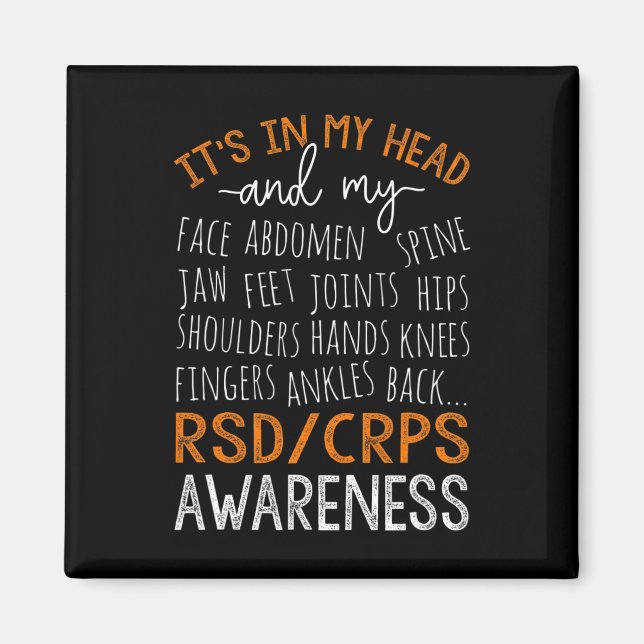 Imán En Mi Cabeza Y Mi Cuerpo Guerrero Rsd Crps Concien (Frente)