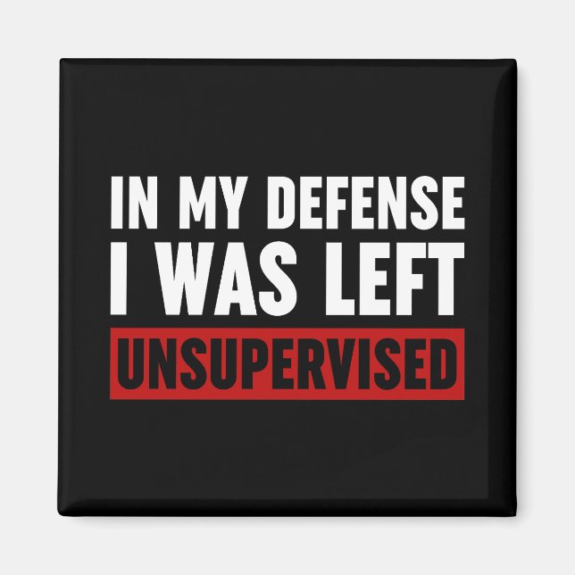 Imán En Mi Defensa Me Dejaron Sin Supervisión (Frente)