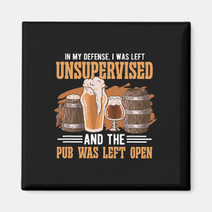 Imán En Mi Defensa Me Dejé Un Pub Sin Supervisión - Cer