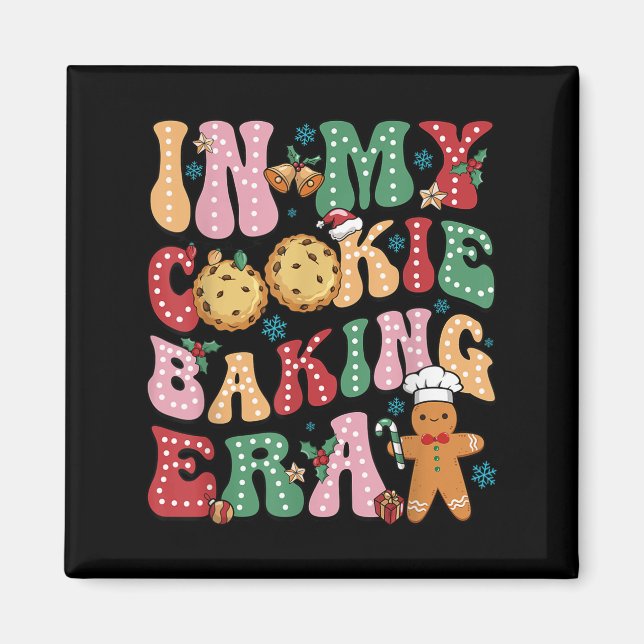 Imán En mi época de cocinas a base de Navidades Cookie  (Frente)