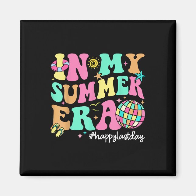 Imán En mi época de verano, escuela de verano de último (Frente)