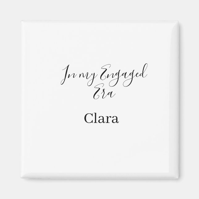 Imán En mi era comprometida agregar nombre fecha compro (Frente)