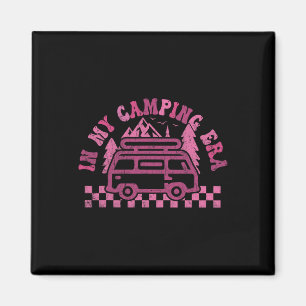 Imán En Mi Era de Camping Furgoneta Retro Camper Aventu