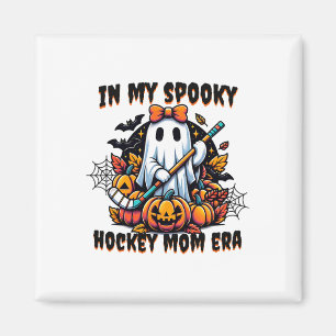 Imán En Mi Era de Mamá de Hockey Espeluznante Halloween