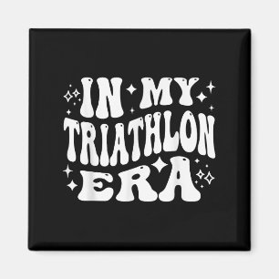 Imán En Mi Era De Triatlón Divertido Nadar Bicicleta Co