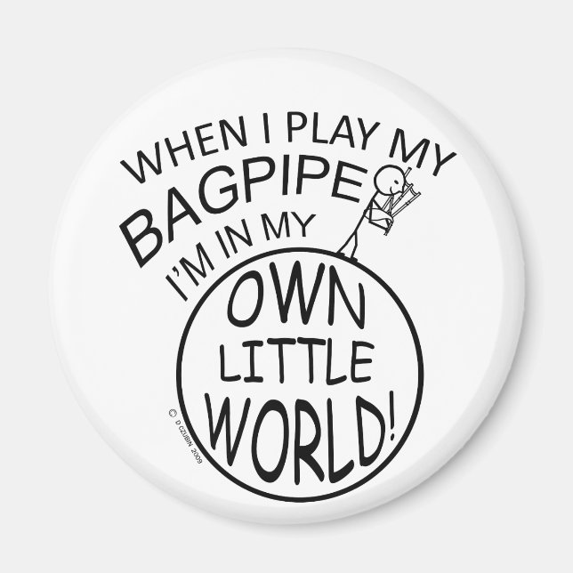 Imán En Mi Propia Banqueta Del Mundo (Frente)