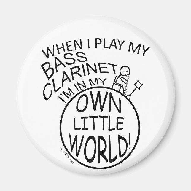 Imán En Mi Propio Pequeño Mundo Bass Clarinet (Frente)