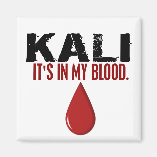 Imán En mi sangre KALI (Frente)