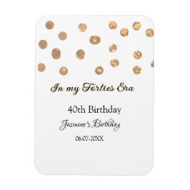 Imán En mis años cuarenta los puntos dorados felices de