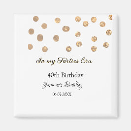 Imán En mis años cuarenta los puntos dorados felices de