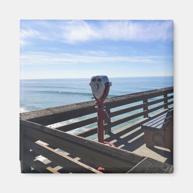 Imán En Newport Pier, Newport Beach, California (Frente)