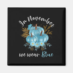Imán En Noviembre, Usamos Calabazas Azules Caídas De La