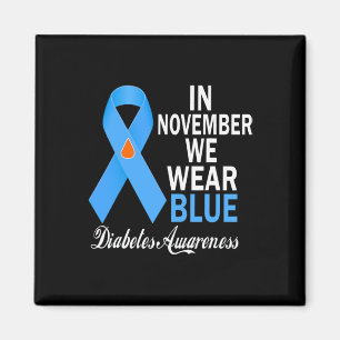 Imán En Noviembre Usamos Diabetes Azules Conciencia Azu