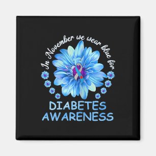 Imán En Noviembre Usamos La Diabetes De Girasol Azul Aw