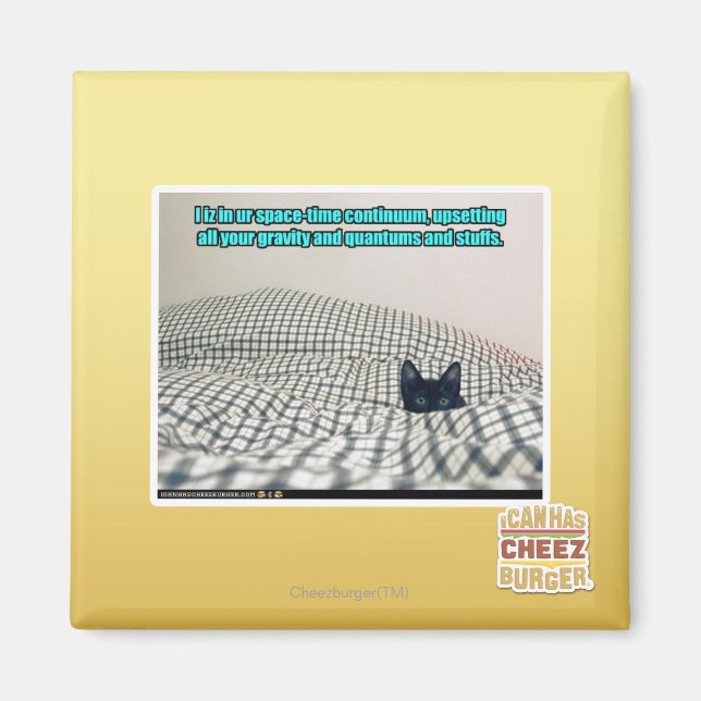 Imán En nuestro espacio Tiempo Continuo (Frente)