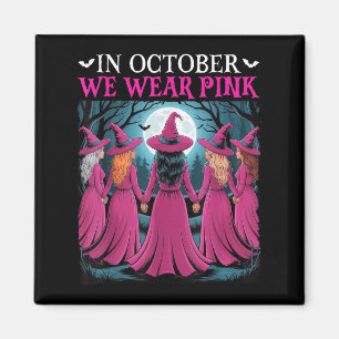 Imán En Octubre Nosotros Llevamos Nk Bruja Halloween Cá