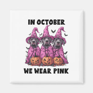 Imán En Octubre, Usamos Breas De Halloween Rosa