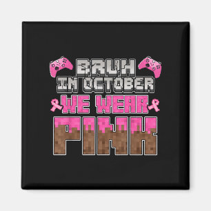 Imán En Octubre Usamos Cáncer De Mama De Cinta Rosa